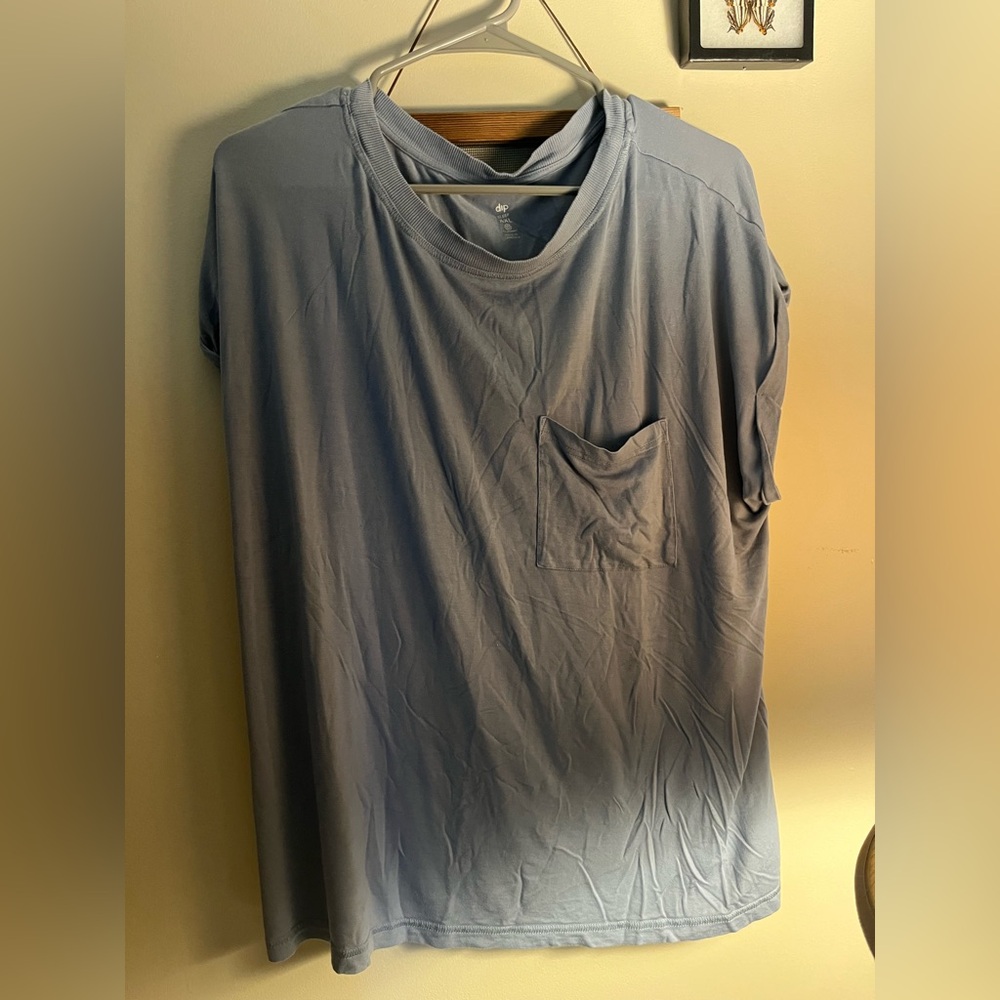 dip Women's Stone Blue Short Sleeve Tee